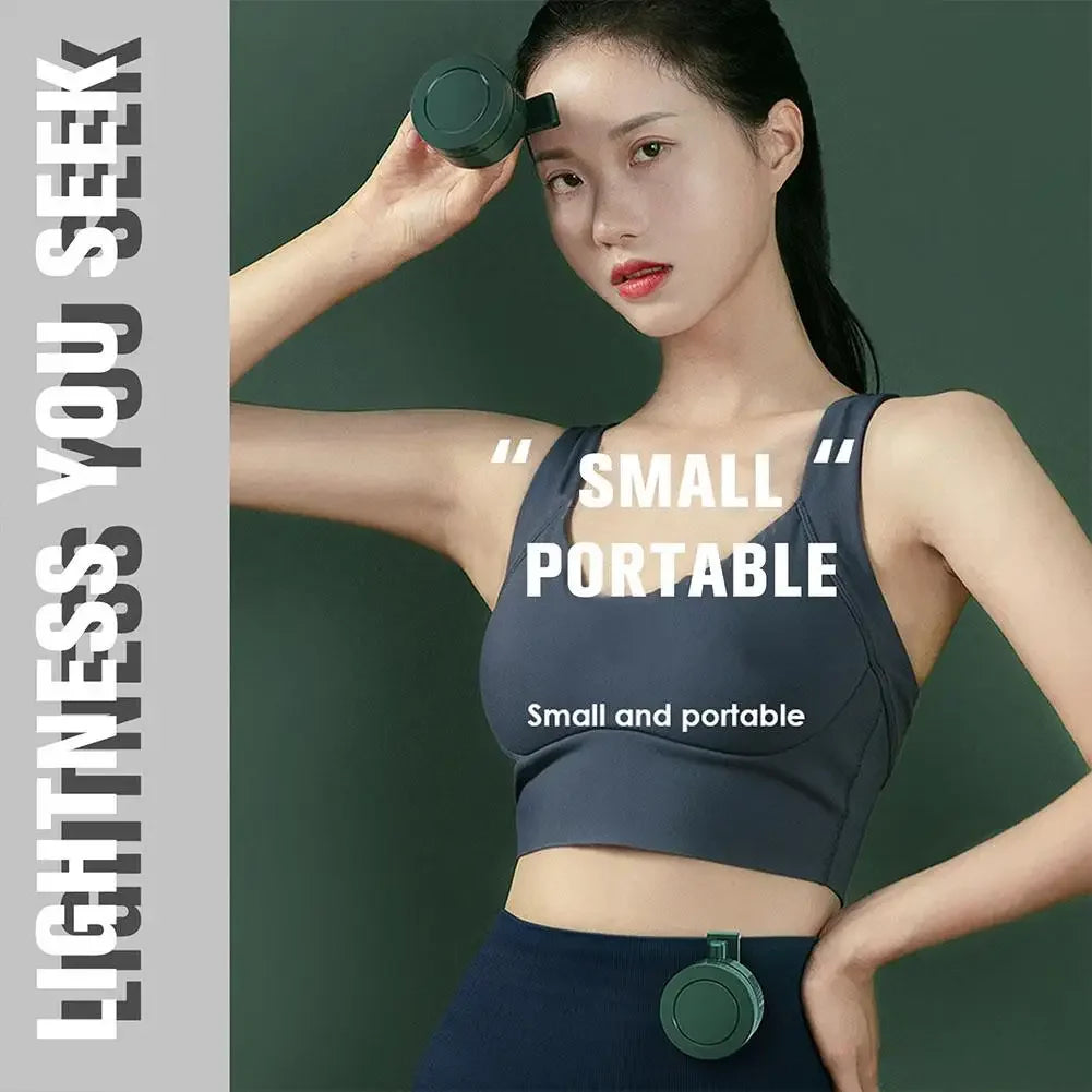 Mini Clip Fan Hanging Waist Neck Fan Girl Electric Air Cooling Fan USB Leafless Fan For Outdoor Camping Fishing Car Accessorie