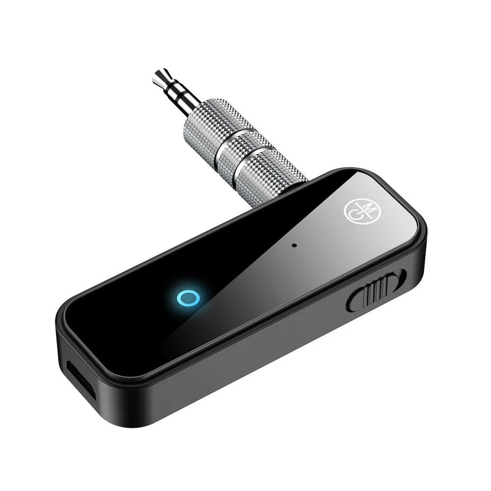New Bluetooth 5.3 Transmitter Receiver 2 in1 Wireless Adapter 3.5mm Audio AUX Adapter For Car Audio Music Aux Handsfree Headset