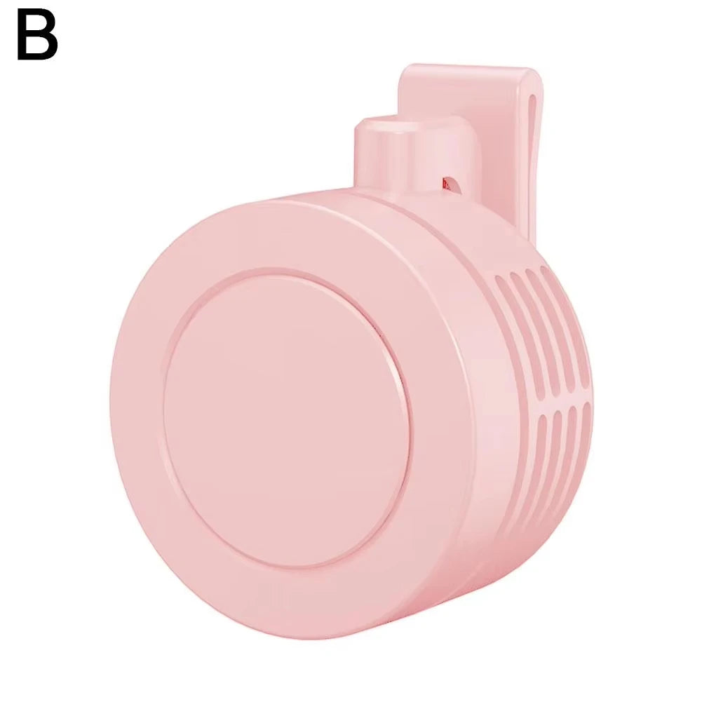 Mini Clip Fan Hanging Waist Neck Fan Girl Electric Air Cooling Fan USB Leafless Fan For Outdoor Camping Fishing Car Accessorie