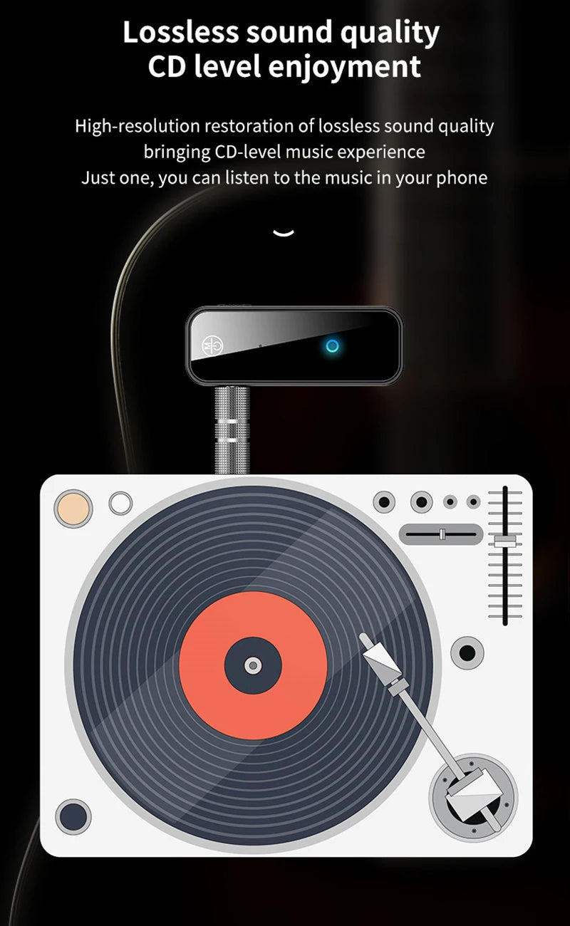 Bluetooth 5.0 Transmitter Receiver 2 In1 Wireless Adapter 3.5mm Jack Audio AUX Adapter For Car Audio Music Aux Handsfree Headset