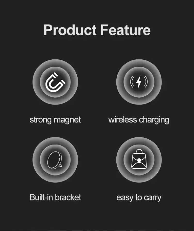2 in 1 Desktop 30W Magnetic Wireless Charger Phone Holder For Magsafe iPhone 16 15 14 13 12 Pro Max X AirPods Fast Charging Dock
