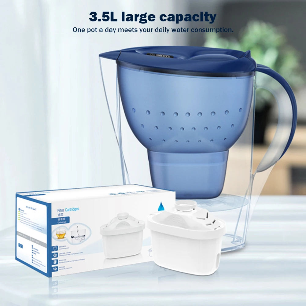 Water Filter Cartridge Limescale Chlorine Impurities Purify Kettle Activate Carbon Water Filter Reducing Chlorine Replacement