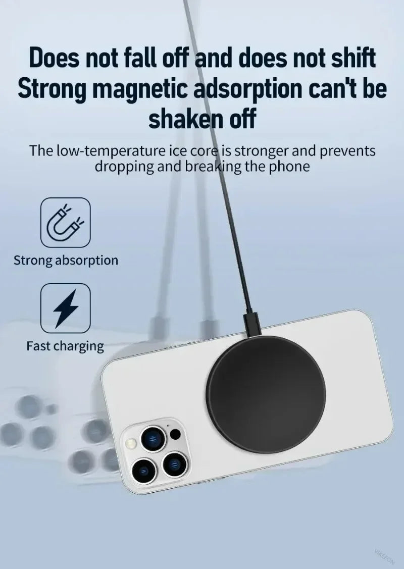 2 in 1 Desktop 30W Magnetic Wireless Charger Phone Holder For Magsafe iPhone 16 15 14 13 12 Pro Max X AirPods Fast Charging Dock