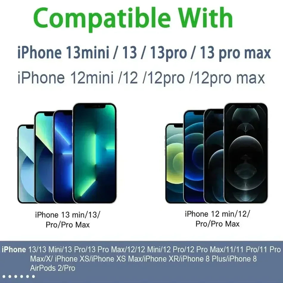 30W Fast Charger Original Magnetic Wireless Device For iPhone 16 15 14 Pro Max Mini USB C 8 Plus XR X XS MAX Airpods