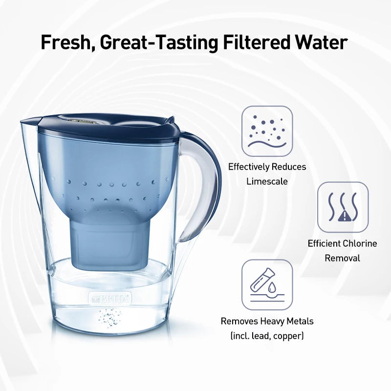 BRITA Marella Ocean 3.5L Water Filter Kettle Cartridge Purify Kettle Activate Carbon Water Filter Kettle Water Purifier