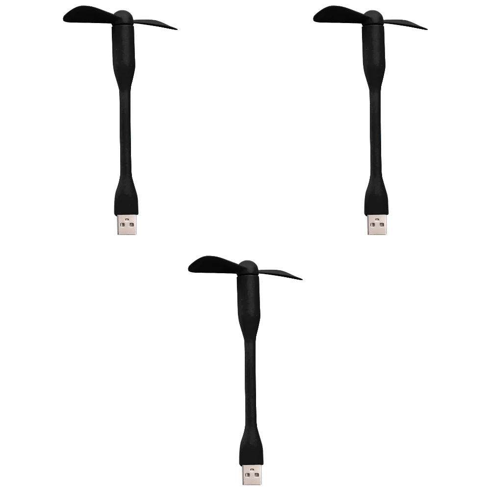 1-10PCS Flexible Portable Mini USB Fan for Power Bank Notebook Computer Summer Travel Cooling Gadget Mobile Phone USB Fans