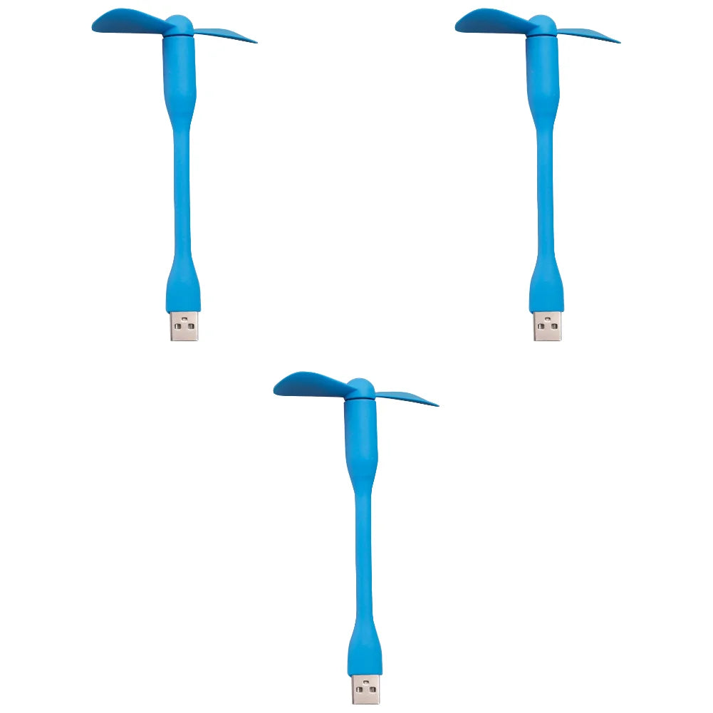 1-10PCS Flexible Portable Mini USB Fan for Power Bank Notebook Computer Summer Travel Cooling Gadget Mobile Phone USB Fans