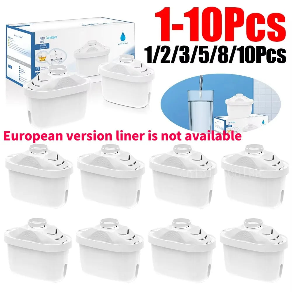 1-10Pcs Water Filters Cartridge for Brita Maxtra Reducing Limescale Chlorine Impurities Purifier Activate Carbon Water Filter