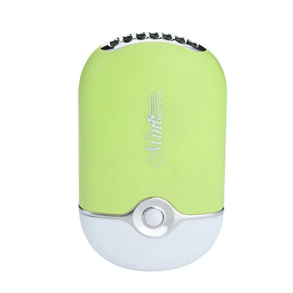 USB Rechargeable Portable Mini Fan Cooling Fan Bladeless Handheld Eyelash dryer Mini Handheld Fan Air Conditioning Blower