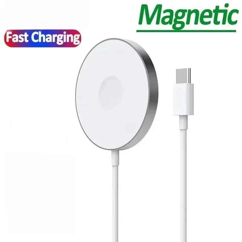 Fast Charger Original Magnetic Wireless Charging Device For iPhone 16 15 14 13 12 Pro Max Mini USB C 8 Plus XR X XS MAX Airpods