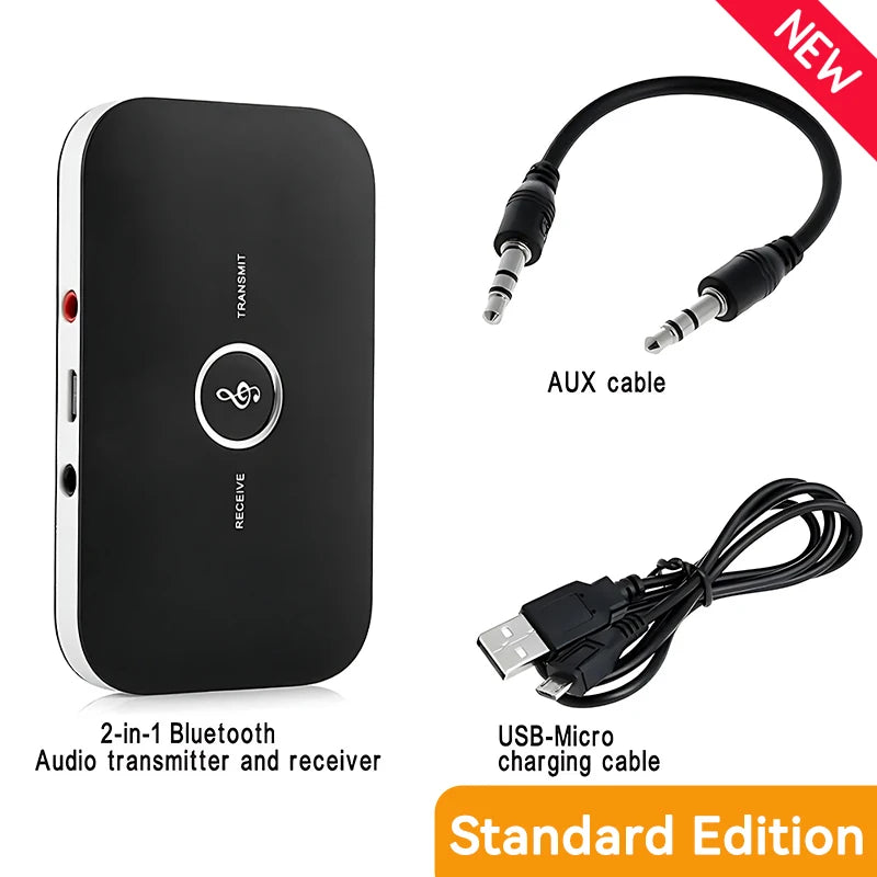 Hot Bluetooth 5.3 Audio Transmitter Receiver RCA 3.5mm AUX Jack USB Dongle Music Wireless Adapter For Car PC TV Headphones