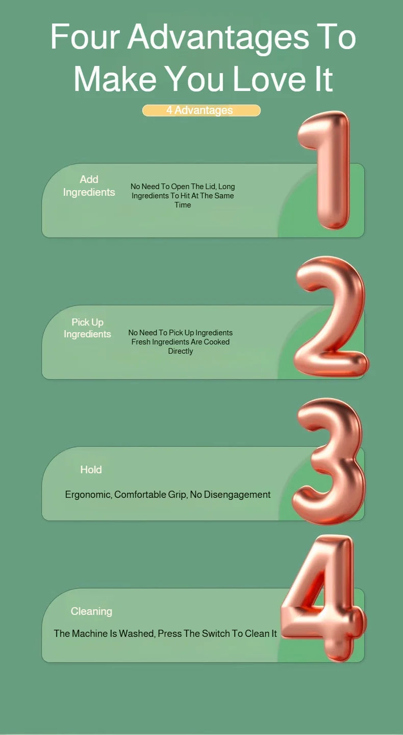 4 IN 1 Electric Vegetable Cutter Food Peel Slicer Handheld Wireless Garlic Masher Food Chopper Meat Grinder Home kitchen Mincer