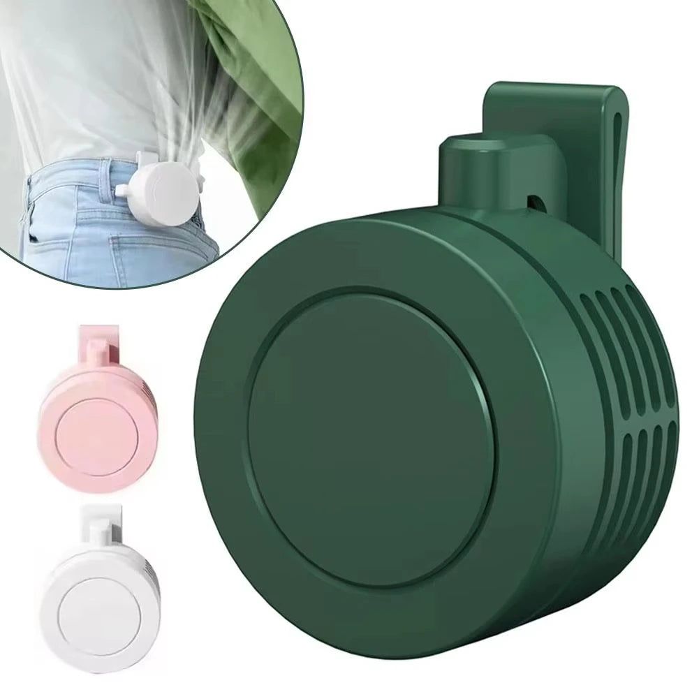 Mini Clip Fan Hanging Waist Neck Fan Girl Electric Air Cooling Fan USB Leafless Fan For Outdoor Camping Fishing Car Accessorie