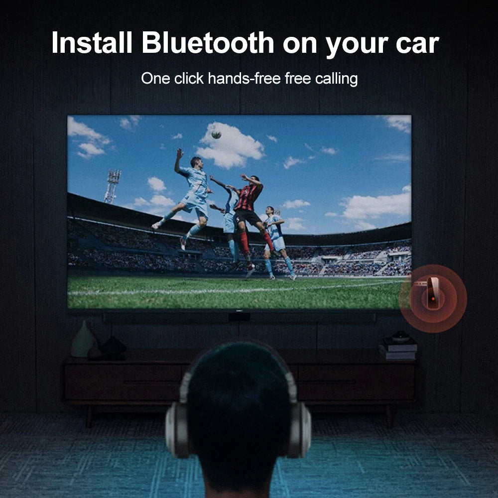 New Bluetooth 5.3 Transmitter Receiver 2 in1 Wireless Adapter 3.5mm Audio AUX Adapter For Car Audio Music Aux Handsfree Headset