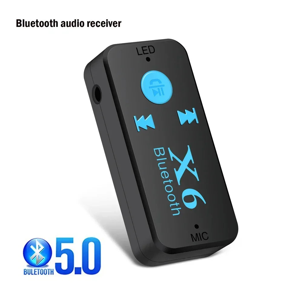 Wireless Bluetooth 5.3 Adapter Transmitter Receiver Audio for Music Headphone Car Speaker AUX Audio Adapter with 3.5mm Jack