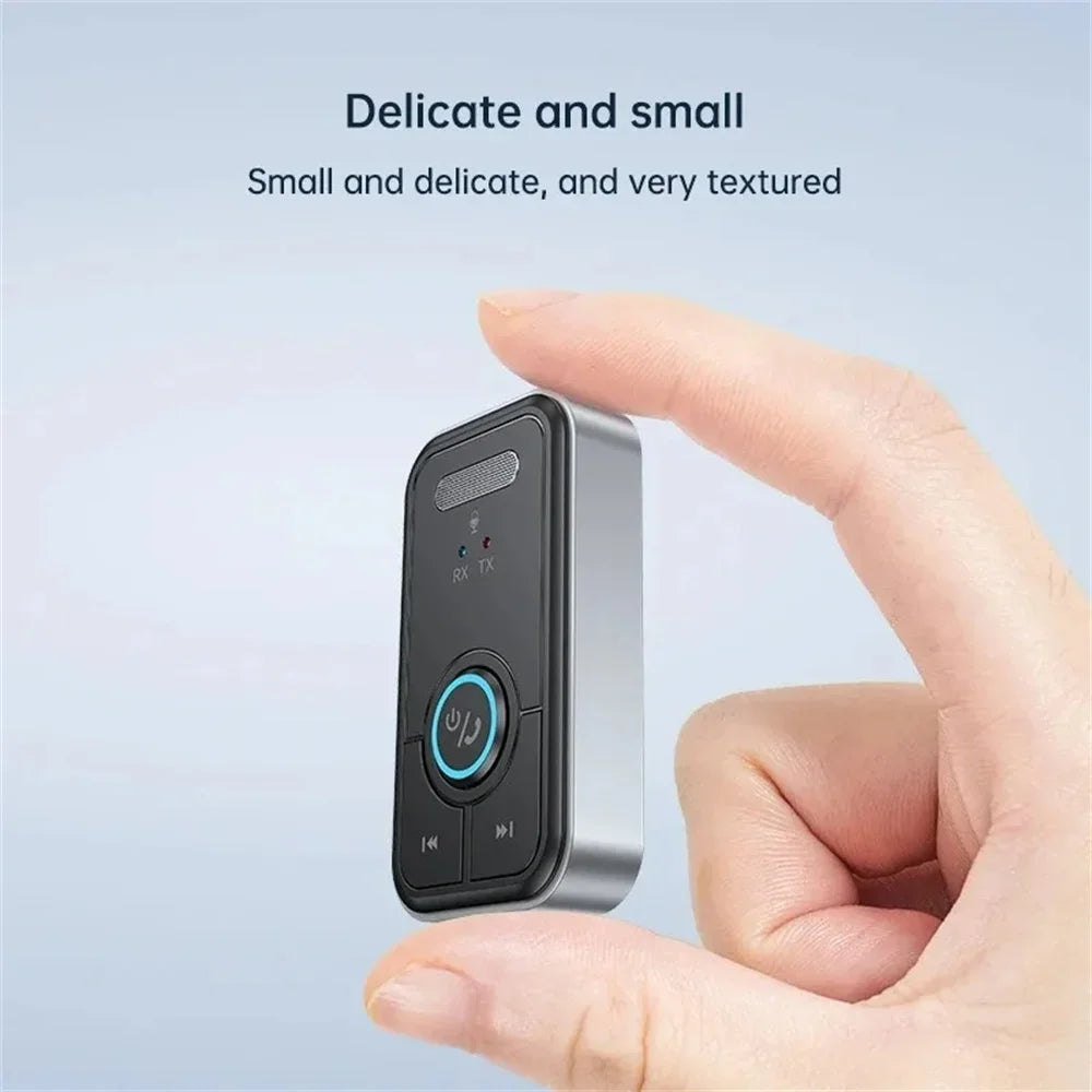 Wireless Bluetooth 5.3 Adapter Transmitter Receiver Audio for Music Headphone Car Speaker AUX Audio Adapter with 3.5mm Jack