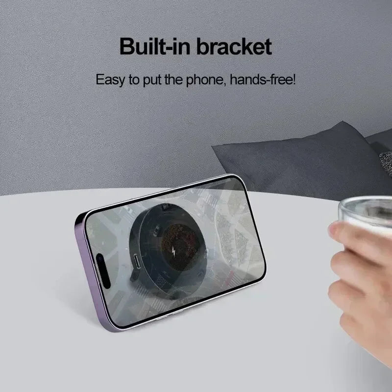 2 in 1 Desktop 30W Magnetic Wireless Charger Phone Holder For Magsafe iPhone 16 15 14 13 12 Pro Max X AirPods Fast Charging Dock