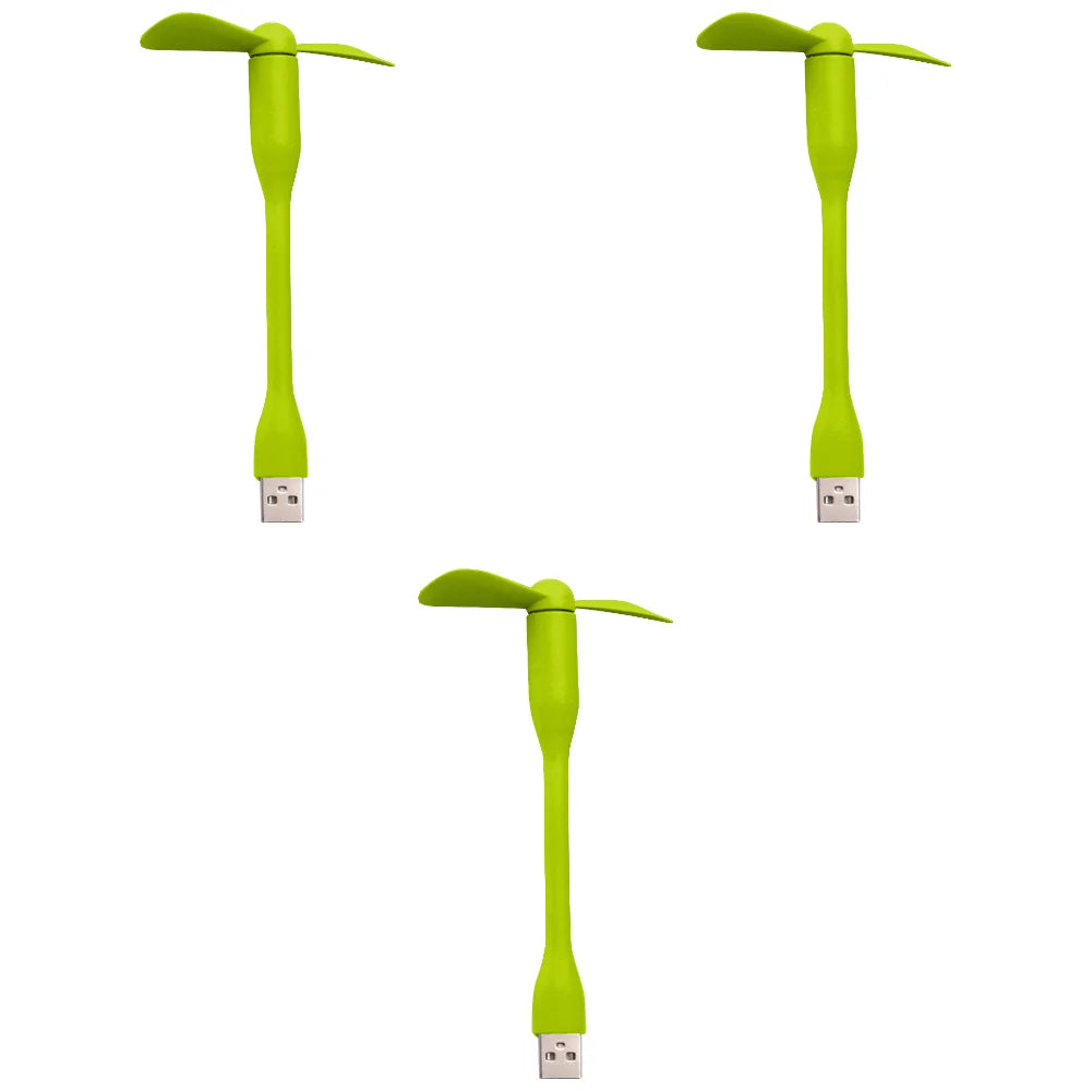 1-10PCS Flexible Portable Mini USB Fan for Power Bank Notebook Computer Summer Travel Cooling Gadget Mobile Phone USB Fans